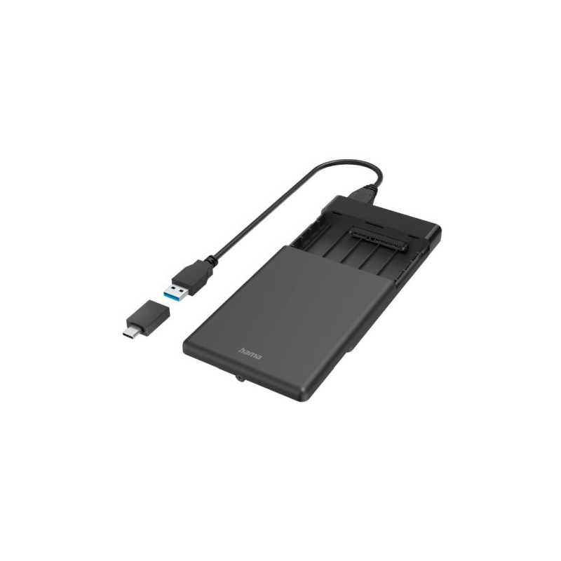 Hama 2.5" SATA Drive Caddy, USB-A 3.2 Gen1 (USB-C Adapter), USB Powered