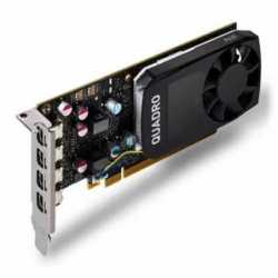 PNY Quadro P620 Professional Graphics Card, 2GB DDR5, 4 miniDP 1.4 (4 x DP adapters), Low Profile (Bracket Included)