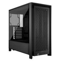 Corsair FRAME 4000D Modular Gaming Case w/ Glass Side, E-ATX, No Fans, InfiniRail Fan Mounting, USB-C, Asus BTF Compatible, Blac