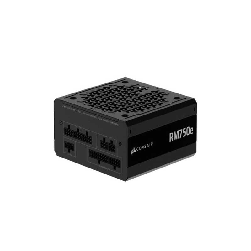 Corsair 750W RMe Series RM750e PSU, Fully Modular, Low-Noise, 80+Gold, Zero RPM Mode, ATX 3.1, PCIe 5.1