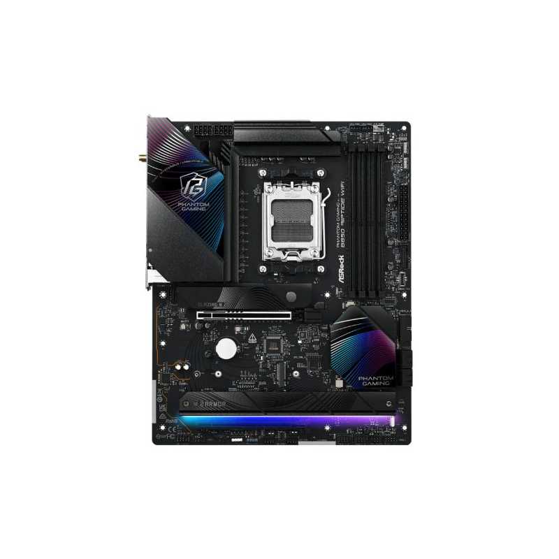 Asrock B850 RIPTIDE WIFI, AMD B850, AM5, ATX, 4 DDR5, HDMI, Wi-Fi 7, 2.5G LAN, RGB, 4x M.2