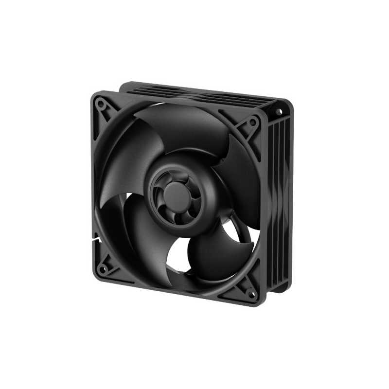 Arctic S12038-4K 12cm PWM Server Fan for Continuous Operation, Black, Dual Ball Bearing, 600-4000 RPM