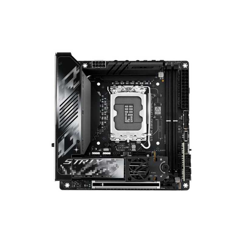 Asus ROG STRIX Z890-I GAMING WIFI, Intel Z890, 1851, Mini ITX, 2 DDR5, HDMI, 2 TB4, Wi-Fi 7, 2.5G LAN, 2x M.2, Strix Hive II
