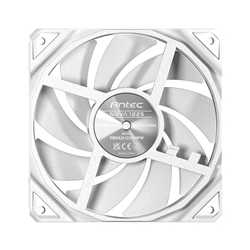 Antec NOVA 120 PWM Fan, White, High-Performance Cooling with Fluid Dynamic Bearing, Precise Three-Phase Speed Control, Industria