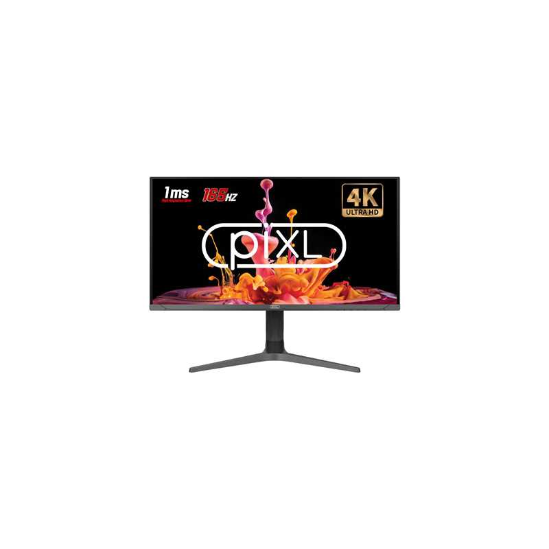 piXL CM32G7 32 Inch 4K IPS Monitor, 165Hz, 1ms, Frameless, Freesync, G-Sync, HDMI, DisplayPort, USB-C, USB-A x 2 With Audio Port