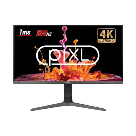 piXL CM32G7 32 Inch 4K IPS Monitor, 165Hz, 1ms, Frameless, Freesync, G-Sync, HDMI, DisplayPort, USB-C, USB-A x 2 With Audio Port