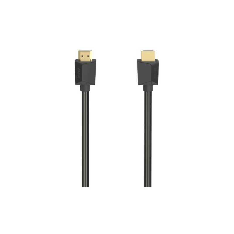 Hama Ultra High Speed HDMI Cable, Ultra-HD 8K, Ethernet, Gold-Plated, 1 Metre