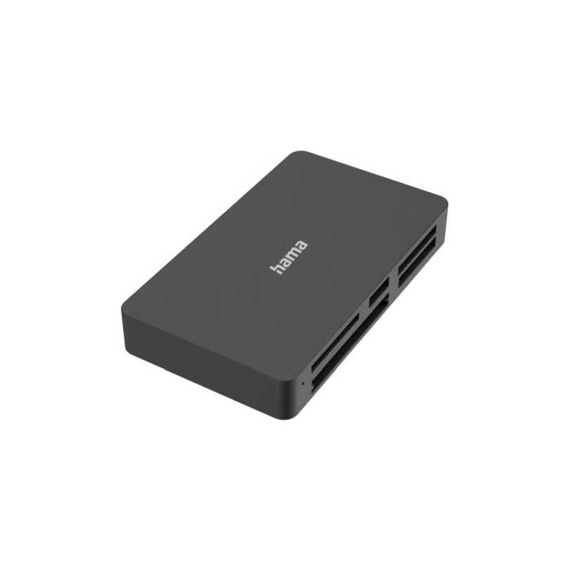 Hama External All in One USB 3.0 Card Reader, Black, USB Powered