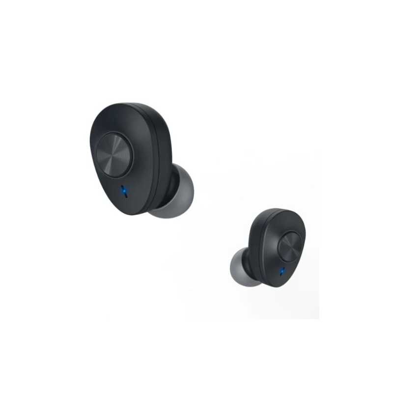 Hama (Freedom Buddy) Bluetooth Earbuds with Mic, Bass Boost, True Wireless, Touch Control, Voice Control, Charging Case, Black