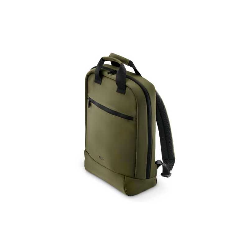 Hama Ultra Lightweight Laptop Backpack, Up to 16.2", Padded Compartment, Front Pocket, Trolley Strap, Water-Repellent, Eco-Frie