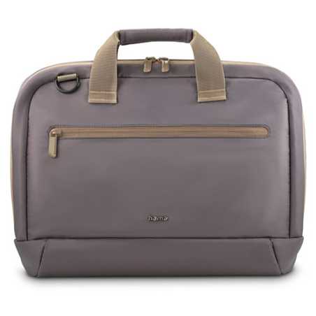 Hama Ultra Lightweight Laptop Bag, Up to 16.2", Padded Compartment, Front Pocket, Trolley Strap, Water-Repellent, Eco-Friendly,
