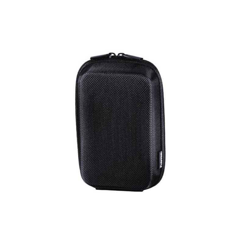 Hama Hardcase 80M Colour Style Compact Camera Case, Belt Loop, Neck Strap, Black, 7.5 x 4.5 x 12.5 cm Compartment 