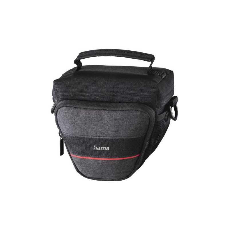 Hama Valletta 90 Colt Camera Case, Belt Loop, Shoulder Strap, Black, 13 x 8 x 11 cm Compartment