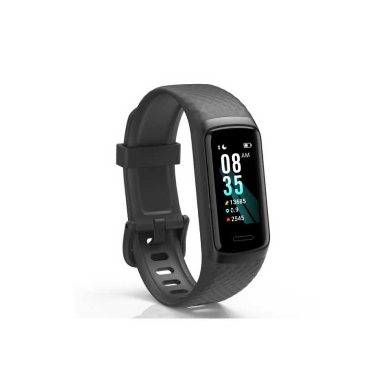 Hama Fit Track 3910 Fitness Tracker Smart Watch, 1.05" LCD Touch Screen, Waterproof, Black