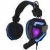 Sandberg (125-78) Cyclone Gaming Headset, 40mm Driver, Boom Mic, Multi-LED Lights, Black & Blue, 5 Year Warranty