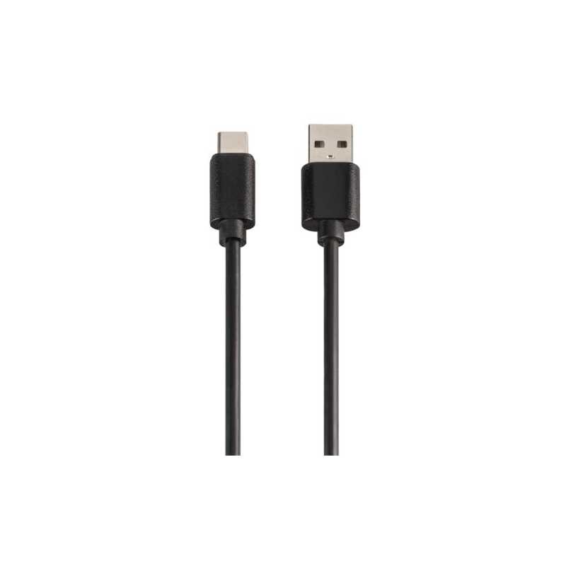 Hama USB-A to USB-C Cable, USB 2.0, 0.9 Metre, Black