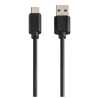 Hama USB-A to USB-C Cable, USB 2.0, 0.9 Metre, Black