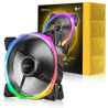 Antec Fusion T3 140mm ARGB PWM Case Fan - Hydraulic Bearing, 600-1500 RPM, Black