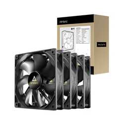 Antec N12 120mm Case Fan, 3 Pack, Hydraulic Bearing, 1200 RPM, Black