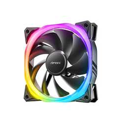 Antec Fusion 120mm ARGB, Black, 3x120mm ARGB Fans, Upto 2000RPM, 57.93CFM Airflow, 31.24dB Max, 4-pin PWM 3-pin LED