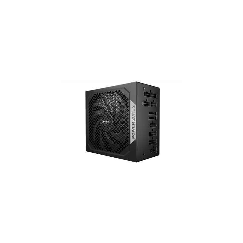 be quiet! Power Zone 2 750W PSU - 80 PLUS Platinum, Semi-Passive Cooling, Pure Wings 3 Fan, PCIe 5.1/ATX 3.1 Compatibility, 10-Y