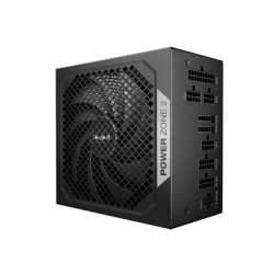 be quiet! Power Zone 2 850W PSU - 80 PLUS Platinum, Semi-Passive Cooling, Pure Wings 3 Fan, PCIe 5.1/ATX 3.1 Compatibility, 10-Y