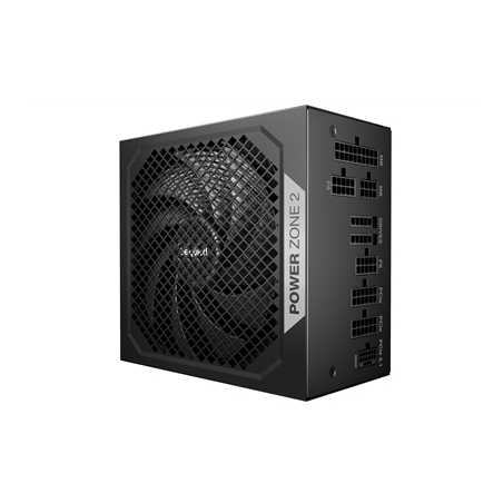 be quiet! Power Zone 2 850W PSU - 80 PLUS Platinum, Semi-Passive Cooling, Pure Wings 3 Fan, PCIe 5.1/ATX 3.1 Compatibility, 10-Y