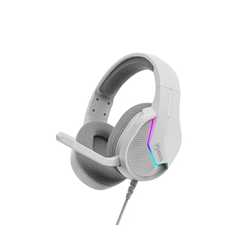 Marvo Scorpion H8618 Tactic 40 USB 2.0 Wired Gaming RGB Headset (White)