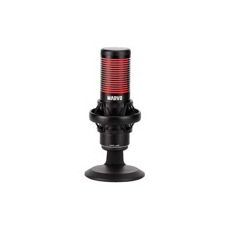 Marvo Scorpion MIC-07 Blast 60 USB RGB Noise Cancelling Wired Gaming Microphone (Black)
