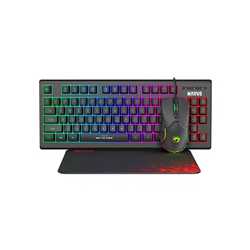 Marvo Scorpion CM310 Loot 30 3 in 1 RGB Gaming UK Layout TKL Keyboard, Mouse and Mat Bundle (Black)