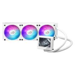 Asus ROG Ryujin III 360 ARGB Extreme 360mm Liquid CPU Cooler, 3x Enhanced Magnetic ROG ARGB Fans, Upgraded Customisable 3.5" LC