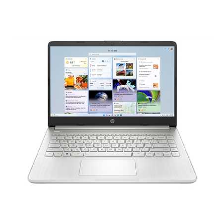 HP 14s-dq5013na Laptop, 14 Inch Full HD 1080p Screen, Intel Core i3-1215U 12th Gen, 4GB RAM, 128GB SSD, Windows 11 Home S