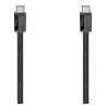 Hama 10Gbps USB-C to USB-C Charging Cable, E-Marker, USB 3.2 Gen2, 5A, 100W, 1 Metre, Black