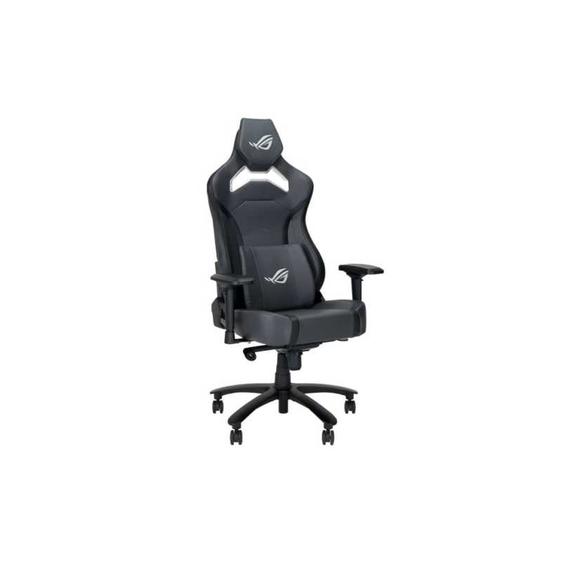 Asus ROG Chariot X Core (Wide) Gaming Chair, Racing-Car Style, Premium PU Leather, Memory-Foam Lumbar, 4D Armrests, 155° Reclin