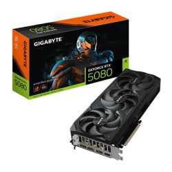 Gigabyte NVIDIA GeForce RTX 5080 WINDFORCE OC SSF 16G Graphics Card, 16GB GDDR7, 10752 CUDA Cores, 2670 MHz Core Clock, Triple F
