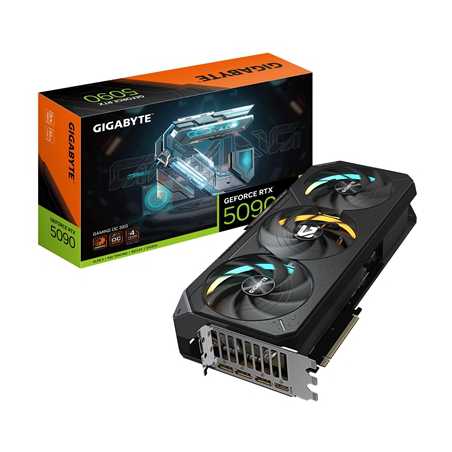 Gigabyte NVIDIA GeForce RTX 5090 GAMING OC 32G Graphics Card, 32GB GDDR7, 21760 CUDA Cores, 2550 MHz Core Clock, Triple Fan, RGB