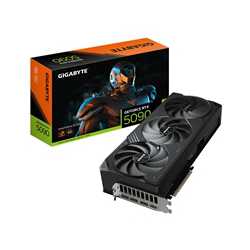 Gigabyte NVIDIA GeForce RTX 5090 WINDFORCE OC 32G Graphics Card, 32GB GDDR7, 21760 CUDA Cores, 2467 MHz Core Clock, Triple Fan, 