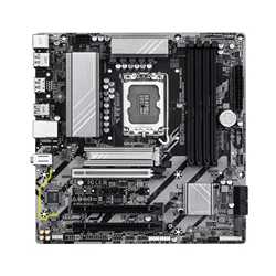 Gigabyte B860M DS3H Intel 1851 Socket Motherboard, Micro-ATX, 4x DDR5 Slots, 2x M.2 Sockets, 1x USB-C Port, 2.5GbE LAN, 2x Displ