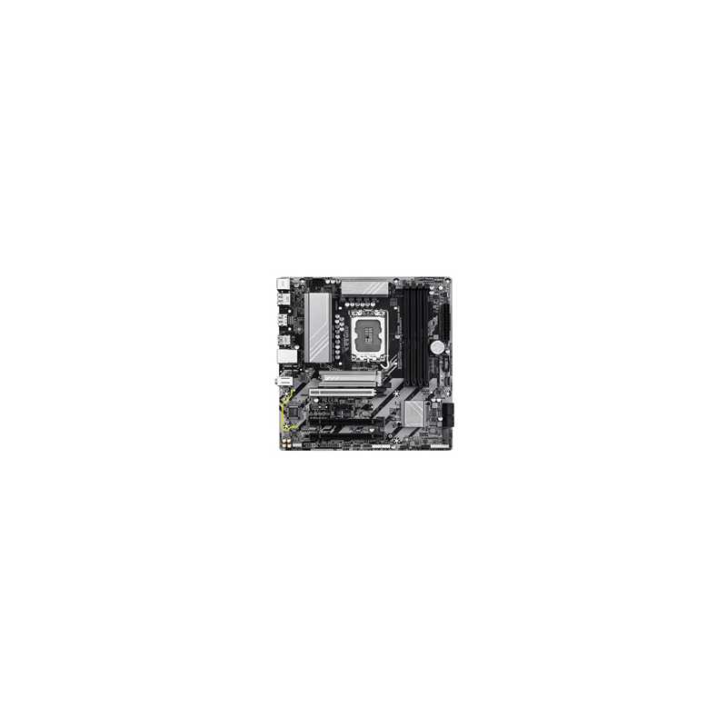 Gigabyte B860M DS3H Intel 1851 Socket Motherboard, Micro-ATX, 4x DDR5 Slots, 2x M.2 Sockets, 1x USB-C Port, 2.5GbE LAN, 2x Displ