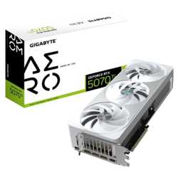 Gigabyte NVIDIA GeForce RTX 5070 Ti AERO OC 16G Graphics Card, 16GB GDDR7, 8960 CUDA Cores, ????? MHz Core Clock, Triple Fan, Wh