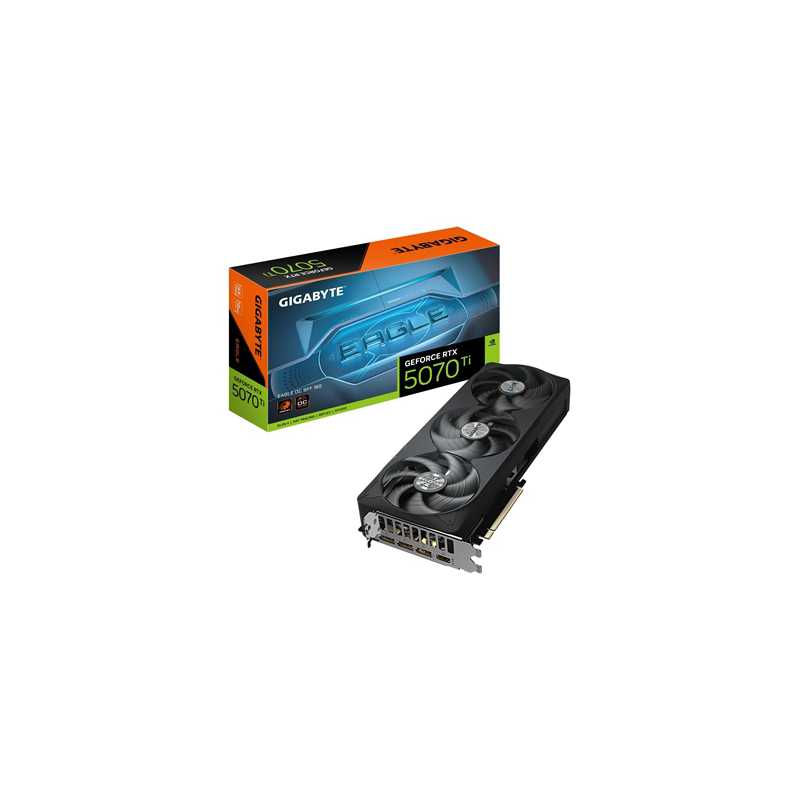 Gigabyte NVIDIA GeForce RTX 5070 Ti EAGLE OC SFF 16G Graphics Card, 16GB GDDR7, 8960 CUDA Cores, ????? MHz Core Clock, Triple Fa