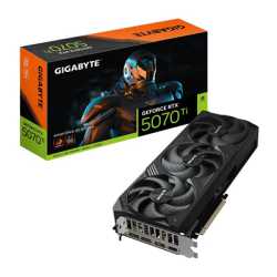 Gigabyte NVIDIA GeForce RTX 5070 Ti WINDFORCE OC SFF 16G Graphics Card, 16GB GDDR7, 8960 CUDA Cores, ????? MHz Core Clock, Tripl