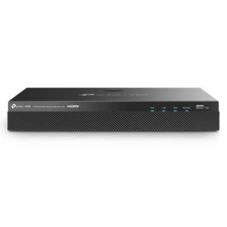 TP-LINK (VIGI NVR2016H-16MP) 16 Channel PoE+ Network Video Recorder, 16-Channel Live View, 4K HDMI Output, 140W PoE Budget, 2x S