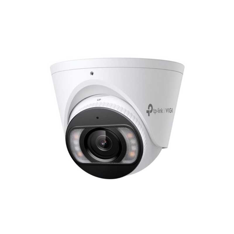 TP-LINK (InSight S485 4MM) VIGI 8MP Full-Colour Turret Network Camera w/ 4mm Lens, IP67, PoE, AI Detection/Classification, Two-W