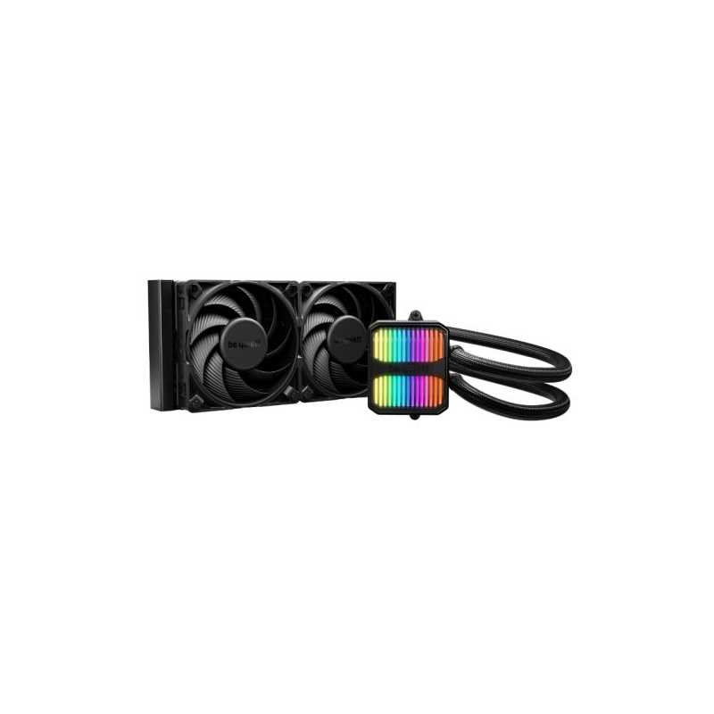 Be Quiet! Silent Loop 3 240mm ARGB Liquid CPU Cooler, 3-Chamber Pump, Large Fin Area, Silent Wings 4 PWM Fans, Black