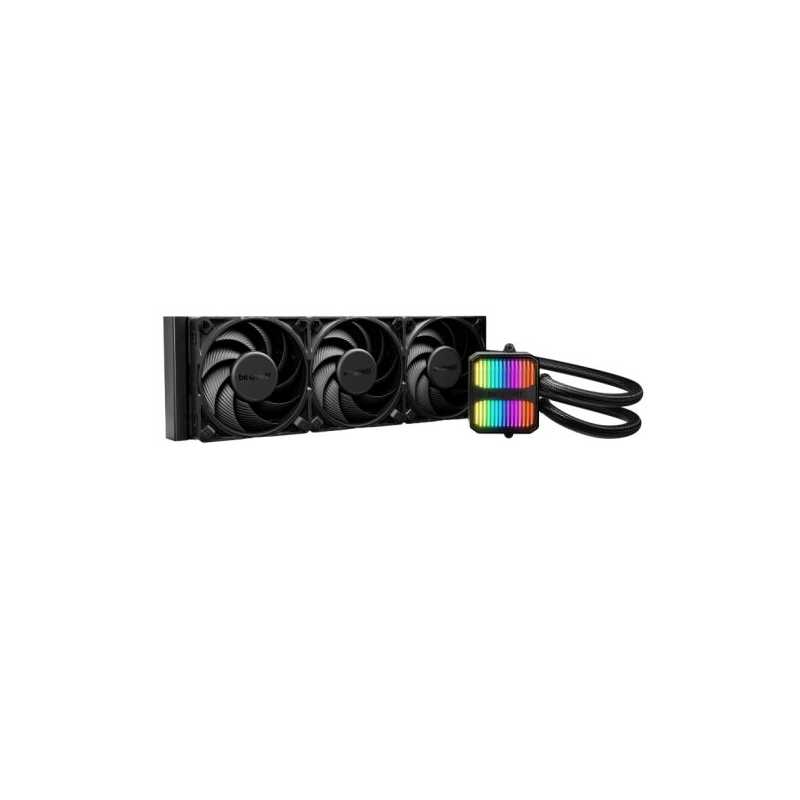 Be Quiet! Silent Loop 3 360mm ARGB Liquid CPU Cooler, 3-Chamber Pump, Large Fin Area, Silent Wings 4 PWM Fans, Black