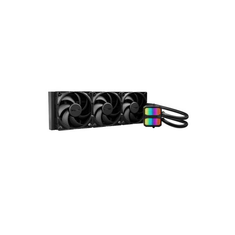 Be Quiet! Silent Loop 3 420mm ARGB Liquid CPU Cooler, 3-Chamber Pump, Large Fin Area, Silent Wings 4 PWM Fans, Black