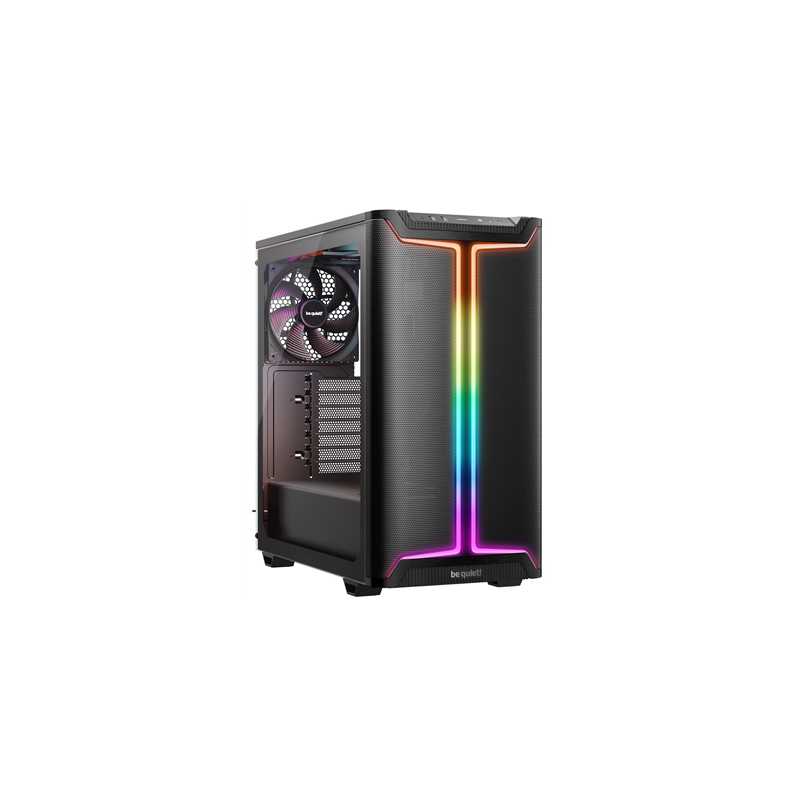 be quiet! Pure Base 501 DX Case, Airflow Window Black, Mid Tower, 2 x USB Type-A, 1 x USB Type-C, 3 x Pure Wings 3 140mm Black P