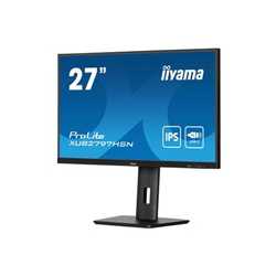 iiyama ProLite XUB2797HSN-B2 27 Inch Full HD IPS Monitor, Matte Black, USB-C Dock, RJ45, 100 Hz, 1x HDMI, 1x DisplayPort, 4x USB