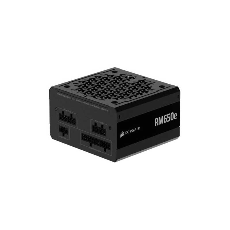 Corsair 650W RMe Series RM650e PSU, Fully Modular, Low-Noise, 80+Gold, Zero RPM Mode, ATX 3.1, PCIe 5.1